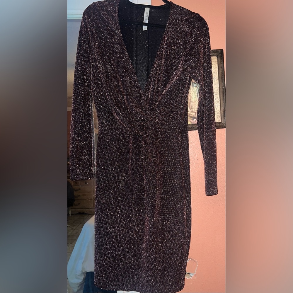 Brown Rose Gold Dress